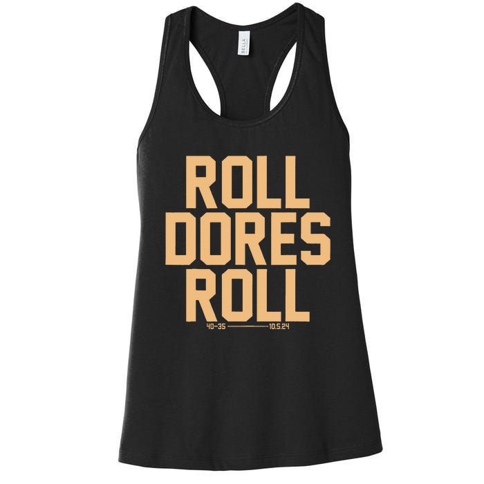 Roll Dores Roll Women's Racerback Tank