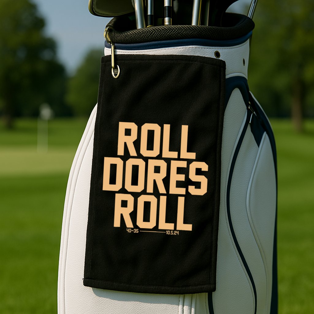 Roll Dores Roll Golf Towel