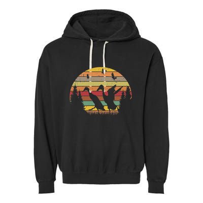 Running Duck Retro Runner Duck Vintage Garment-Dyed Fleece Hoodie