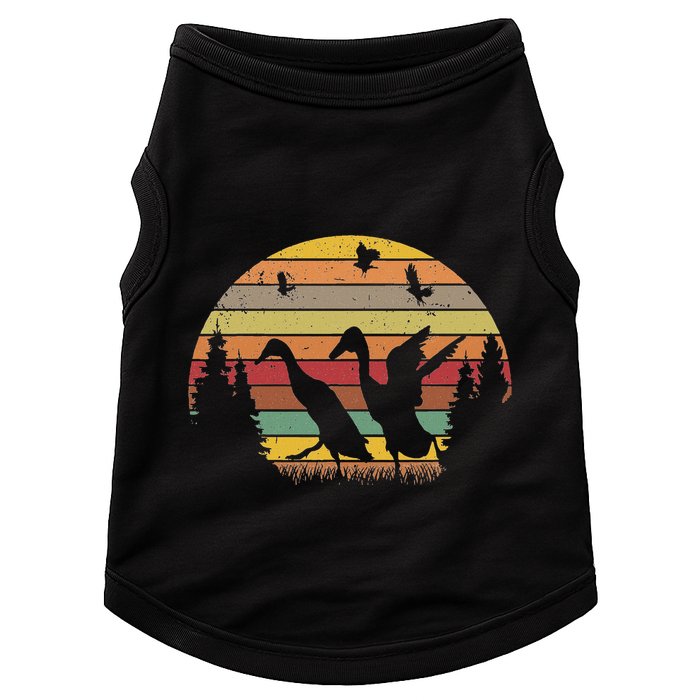 Running Duck Retro Runner Duck Vintage Doggie Tank