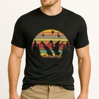 Running Duck Retro Runner Duck Vintage Performance Shirt