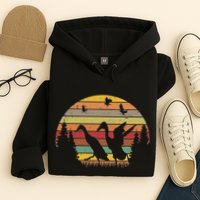 Running Duck Retro Runner Duck Vintage Hoodie
