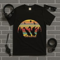 Running Duck Retro Runner Duck Vintage T-Shirt
