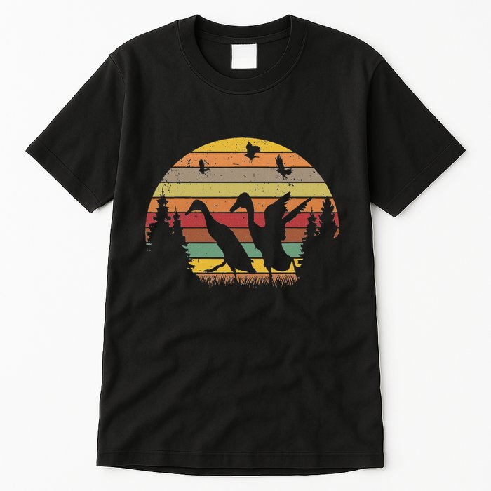 Running Duck Retro Runner Duck Vintage Tall T-Shirt