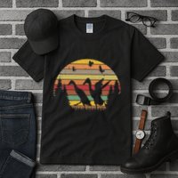 Running Duck Retro Runner Duck Vintage Tall T-Shirt
