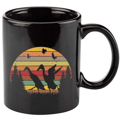 Running Duck Retro Runner Duck Vintage 11oz C Handle Ceramic Mug