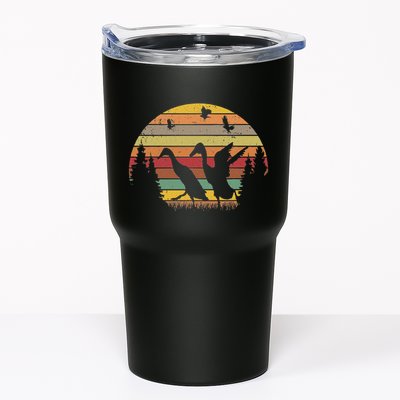 Running Duck Retro Runner Duck Vintage Tumbler