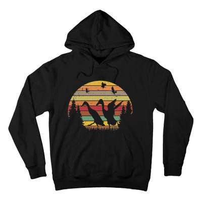 Running Duck Retro Runner Duck Vintage Tall Hoodie