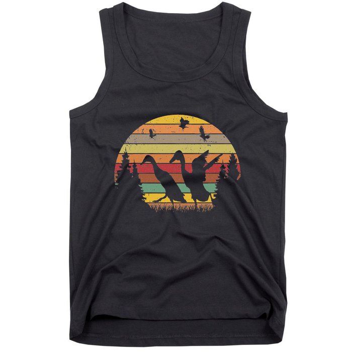Running Duck Retro Runner Duck Vintage Tank Top