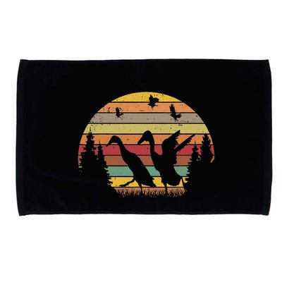 Running Duck Retro Runner Duck Vintage Microfiber Hand Towel