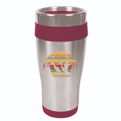 Running Duck Retro Runner Duck Vintage 16oz Travel Tumbler