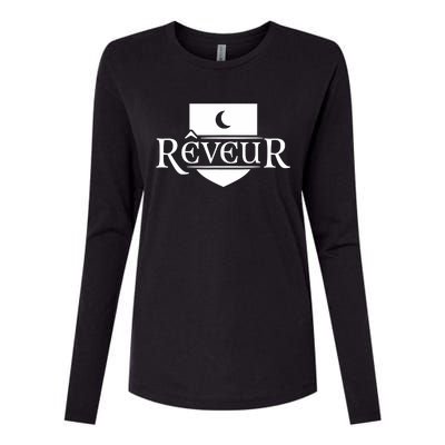 Reveur Dreams Reveur House Of Dreamer Blue Womens Cotton Relaxed Long Sleeve T-Shirt