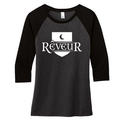 Reveur Dreams Reveur House Of Dreamer Blue Women's Tri-Blend 3/4-Sleeve Raglan Shirt