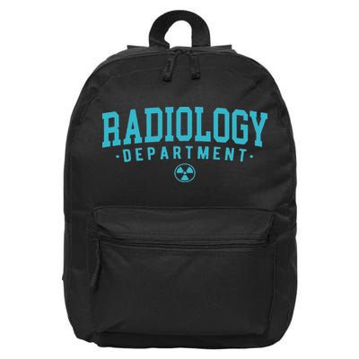 Radiology Department Rad Tech X Ray Technologist Ct Mri Tech 16 in Basic Backpack