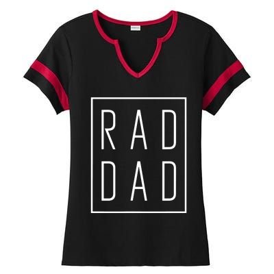 RAD DAD Ladies Halftime Notch Neck Tee