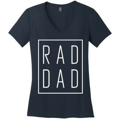 RAD DAD Women's V-Neck T-Shirt