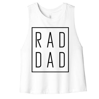 RAD DAD Women's Racerback Cropped Tank