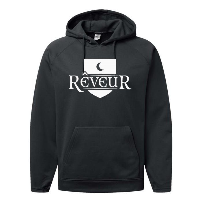 Reveur Dreams Reveur House Of Dreamer Blue Performance Fleece Hoodie