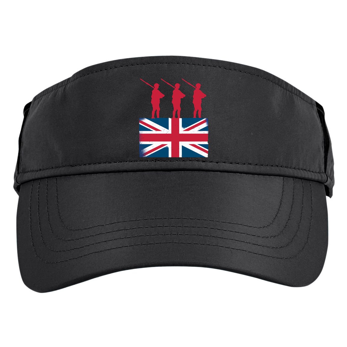 Remembrance Day Remember The Fallen British Flag Veteran Gift Adult Drive Performance Visor