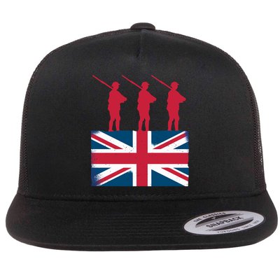 Remembrance Day Remember The Fallen British Flag Veteran Gift Flatbill Hat