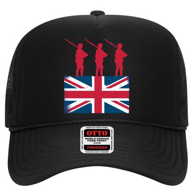 Remembrance Day Remember The Fallen British Flag Veteran Gift Trucker Hat