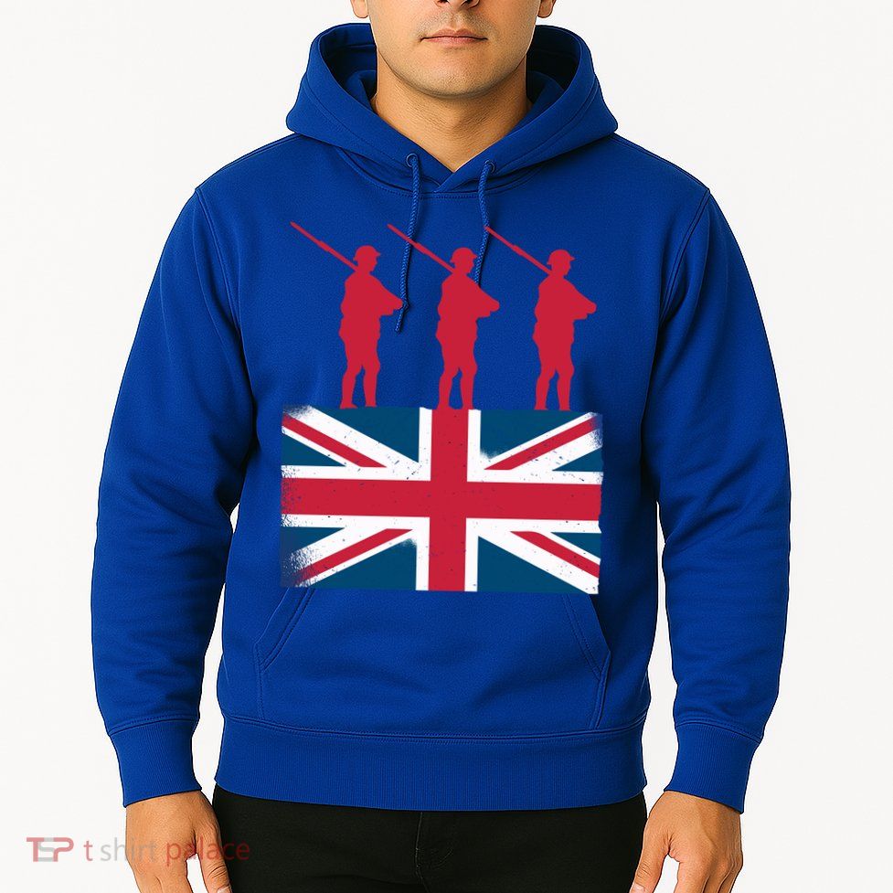 Remembrance Day Remember The Fallen British Flag Veteran Gift Hoodie