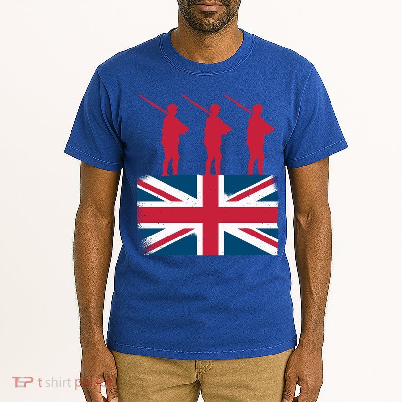 Remembrance Day Remember The Fallen British Flag Veteran Gift Tall T-Shirt