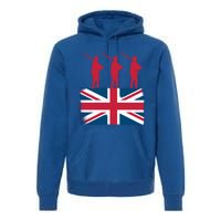 Remembrance Day Remember The Fallen British Flag Veteran Gift Premium Hoodie