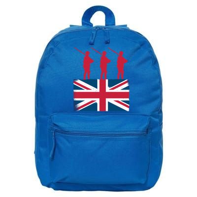 Remembrance Day Remember The Fallen British Flag Veteran Gift 16 in Basic Backpack