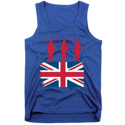 Remembrance Day Remember The Fallen British Flag Veteran Gift Tank Top