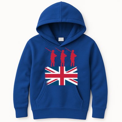Remembrance Day Remember The Fallen British Flag Veteran Gift Kids Hoodie