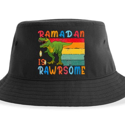 Ramadan Dinosaur Ramadan Is Rawrsome Ramadan Mubarak Sustainable Bucket Hat