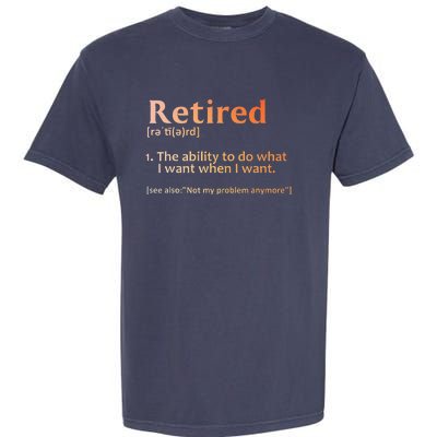 Retirement Design Retired Retiree Retirement Garment-Dyed Heavyweight T-Shirt