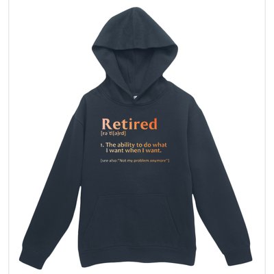 Retirement Design Retired Retiree Retirement Urban Pullover Hoodie