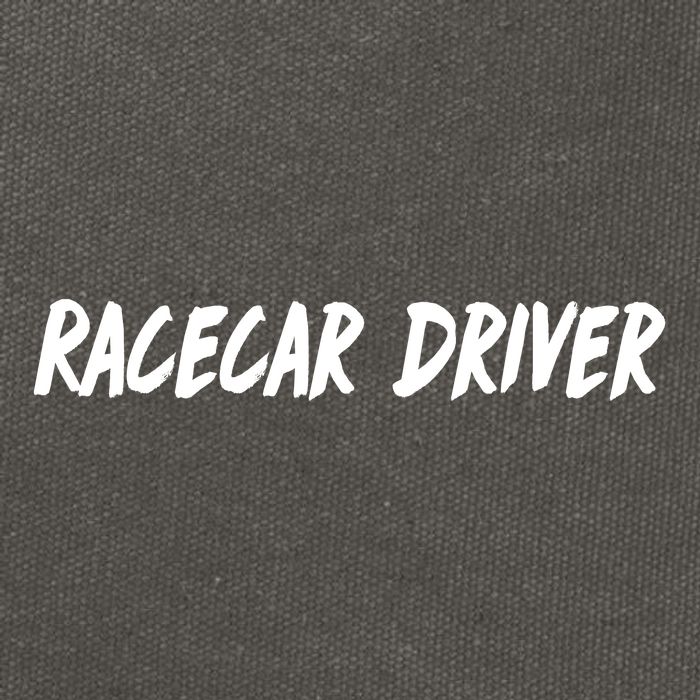 Racecar Driver Cotton Canvas Backpack