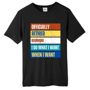 Retired Deckhand Retiret Funny Retired Deckhand Funny Gift Tall Fusion ChromaSoft Performance T-Shirt