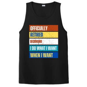 Retired Deckhand Retiret Funny Retired Deckhand Funny Gift PosiCharge Competitor Tank