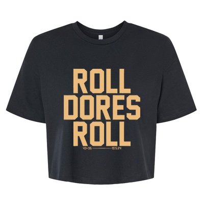 Roll Dores Roll 40 35 Bella+Canvas Jersey Crop Tee