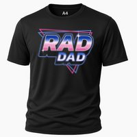 Rad Dad Retro Vintage 80s Synthwave Performance Shirt