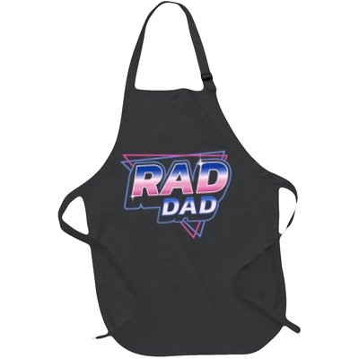 Rad Dad Retro Vintage 80s Synthwave Apron