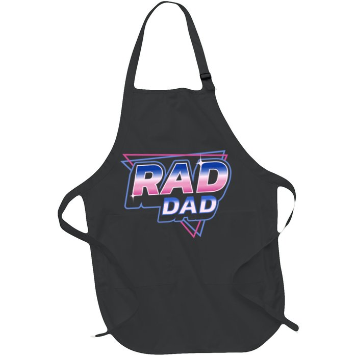 Rad Dad Retro Vintage 80s Synthwave Apron