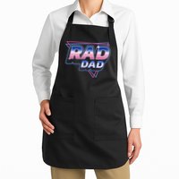 Rad Dad Retro Vintage 80s Synthwave Apron
