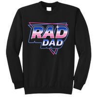 Rad Dad Retro Vintage 80s Synthwave Sweatshirt