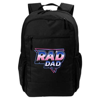 Rad Dad Retro Vintage 80s Synthwave Backpack