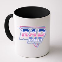 Rad Dad Retro Vintage 80s Synthwave Mug