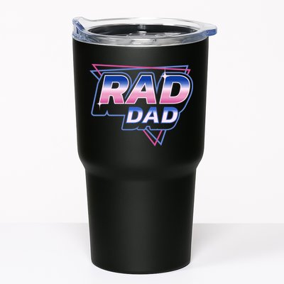 Rad Dad Retro Vintage 80s Synthwave Tumbler