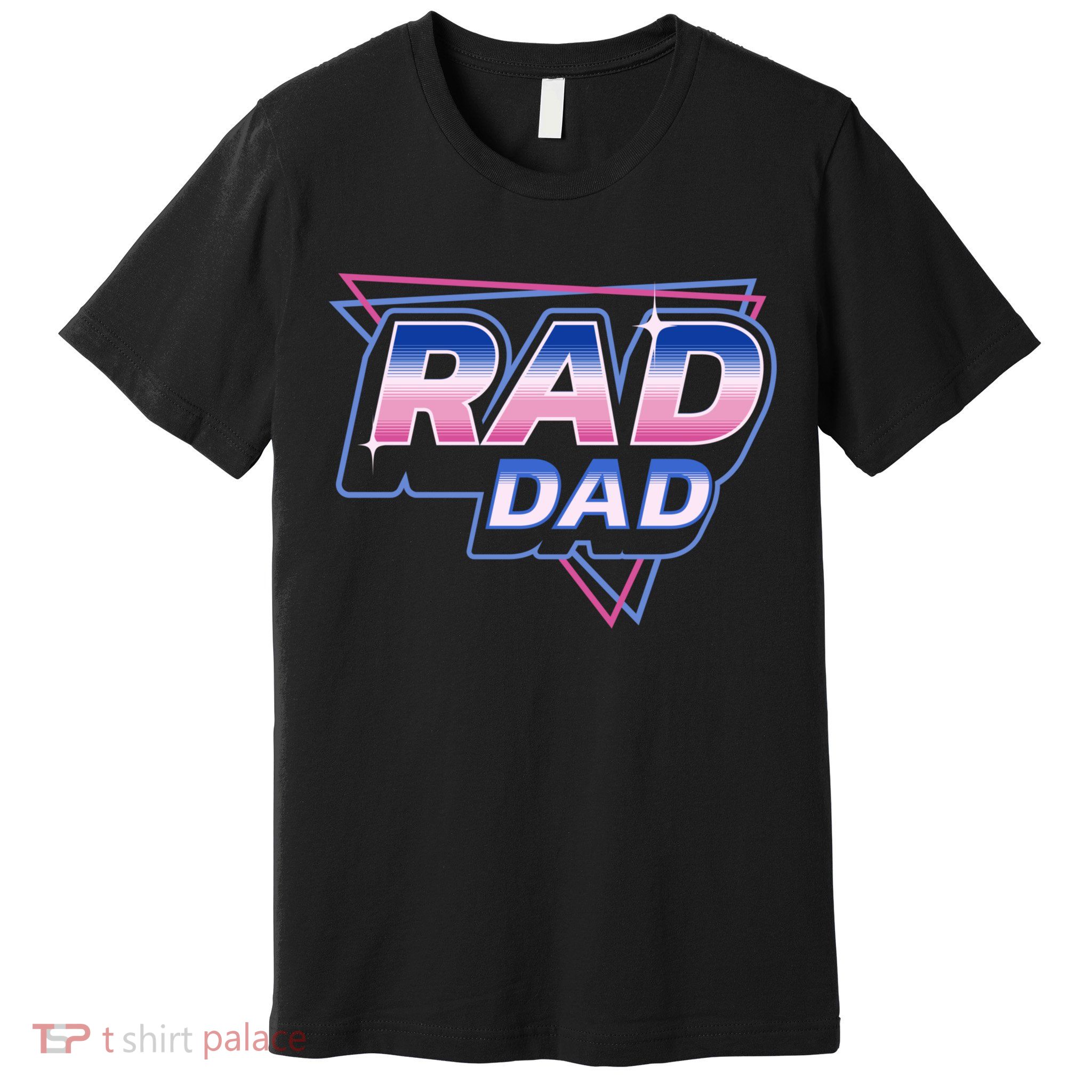 Rad Dad Retro Vintage 80s Synthwave Premium T-Shirt