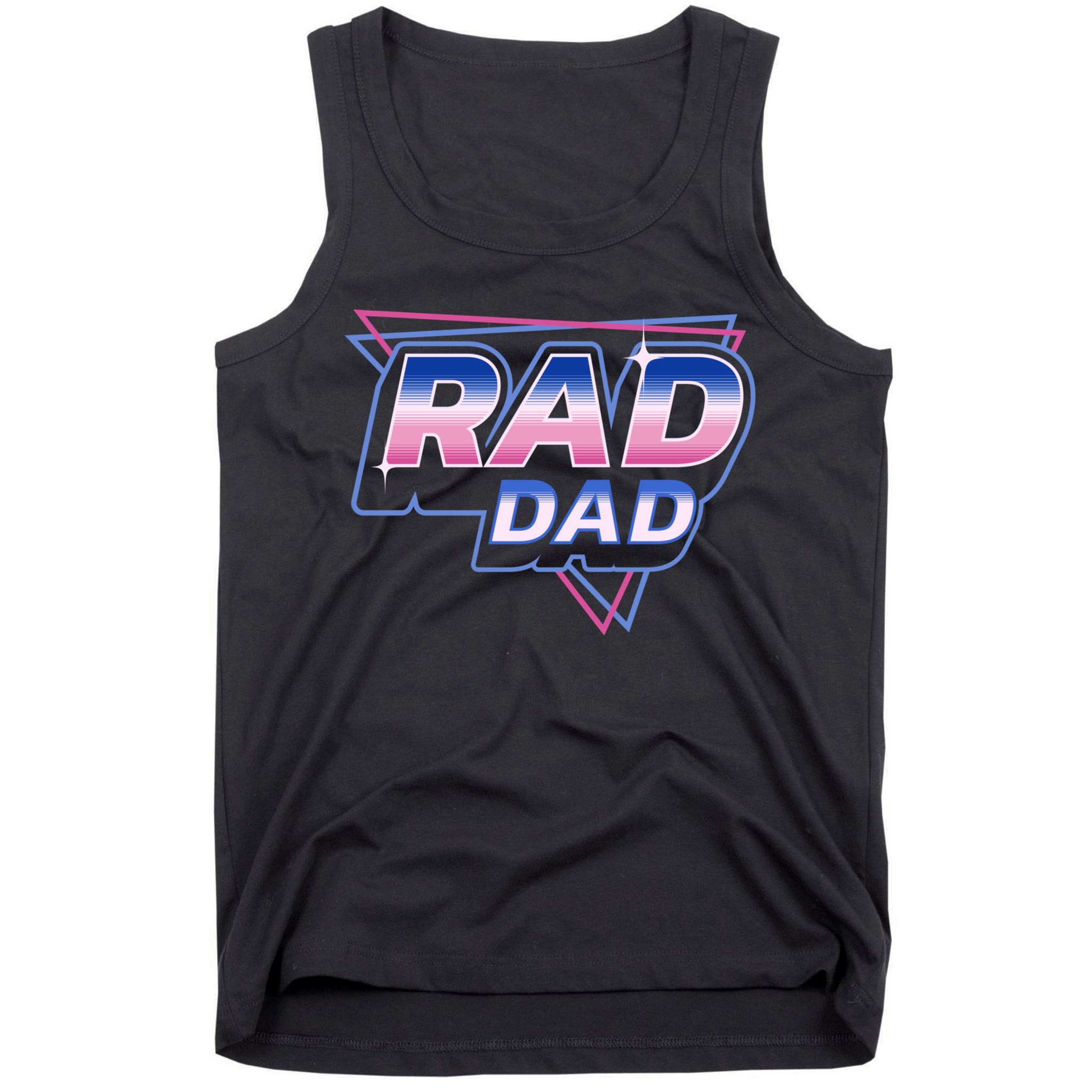 Rad Dad Retro Vintage 80s Synthwave Tank Top