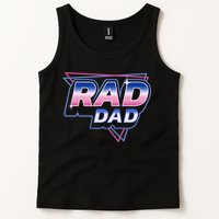 Rad Dad Retro Vintage 80s Synthwave Tank Top