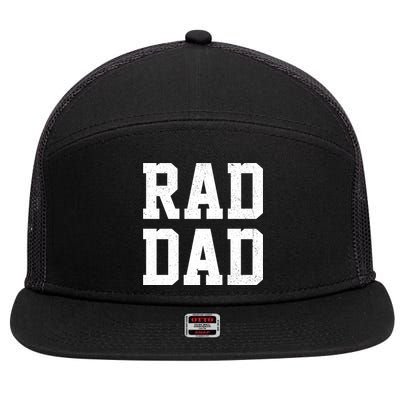 Rad Dad 7 Panel Mesh Trucker Snapback Hat